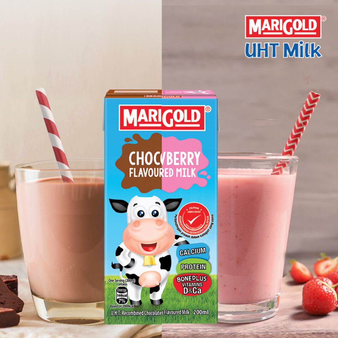Chocolate and strawberry milk1