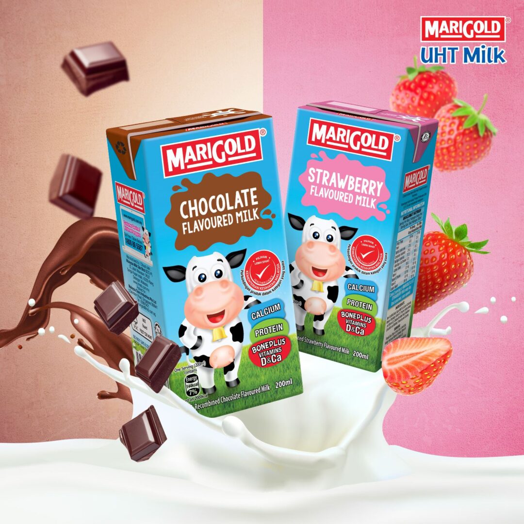 Chocolate and strawberry milk2